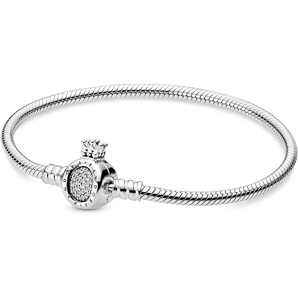 【PANDORA】SILVER チャームブレスレット✧*。 Amazon | [パンドラ] Pandora Moments Shine Silver Bracelet